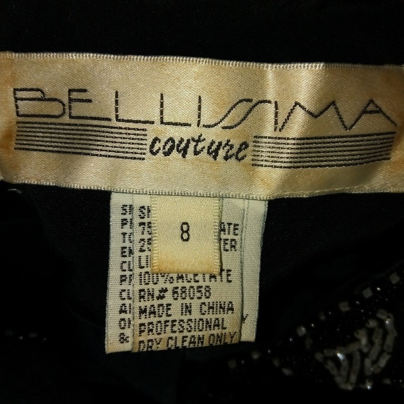 Bellisima Couture 8 Fleur de Leis Beaded Evening Jacket - Picture 2 of 4